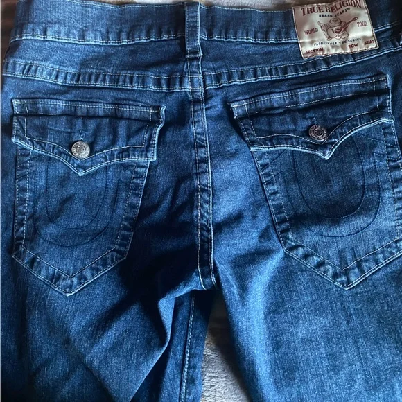 True Religion Jeans GENO Slim Jean Dark High Road Wash - Picture 1 of 8